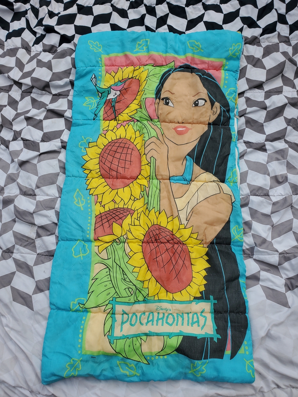 Vintage Disney Pocahontas Sleeping Bag